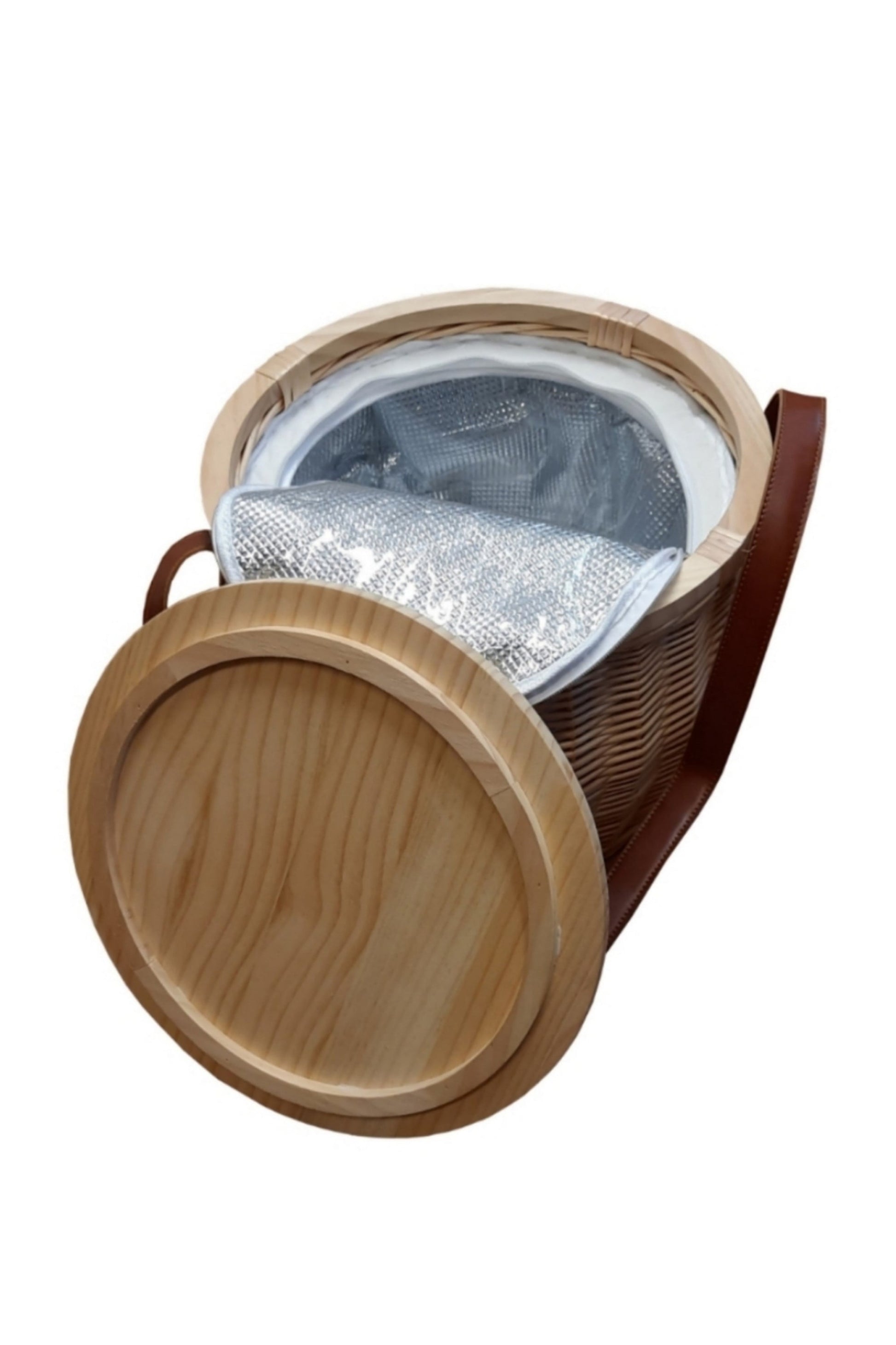  M52550 Round Insulated Basket With Chopping Board Lid
