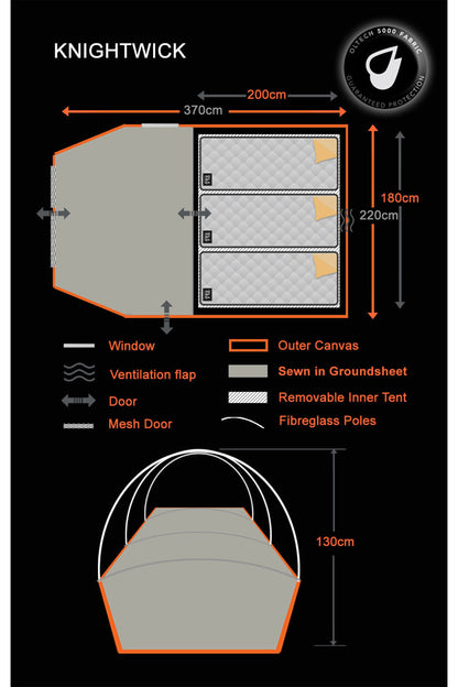  M52A4B Knightwick 2.0 3 Man Tent