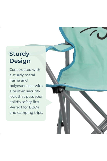  M52E44 Kids Mini Folding Camping Chair Green Sealion