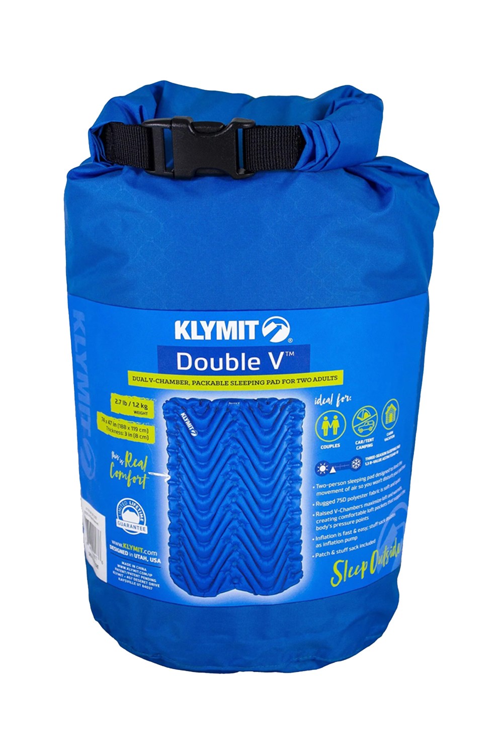 Klymit Double V Camping Sleeping Pad