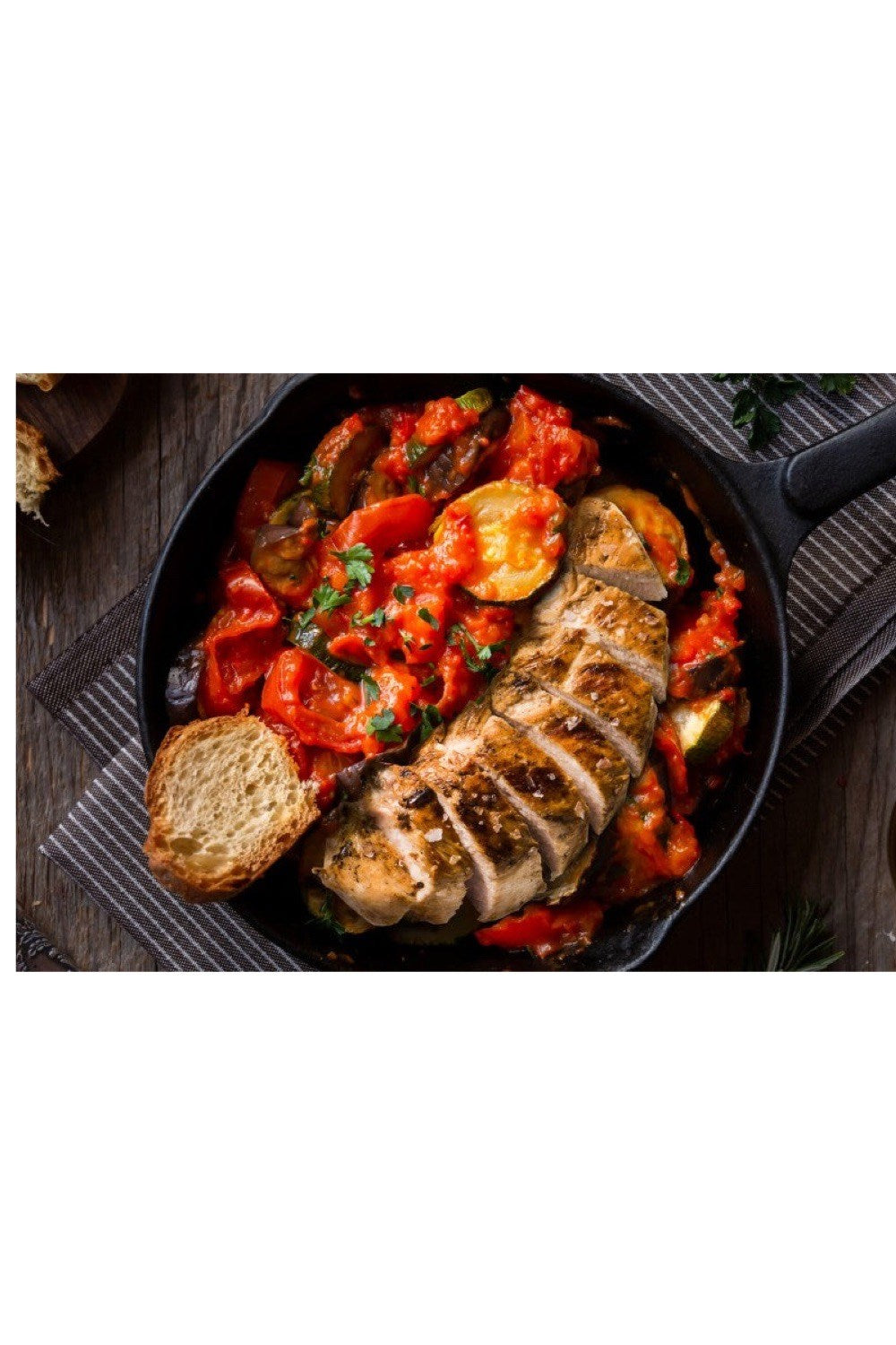  Chicken Supreme With Ratatouille (75g)