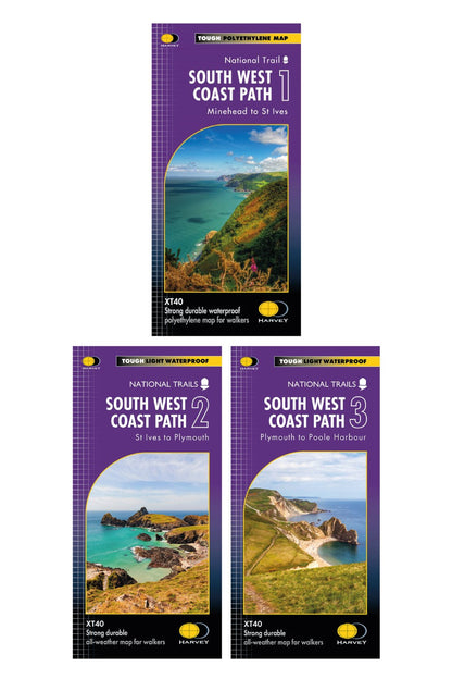  M53DA0 South West Coast Path Trail Map Set
