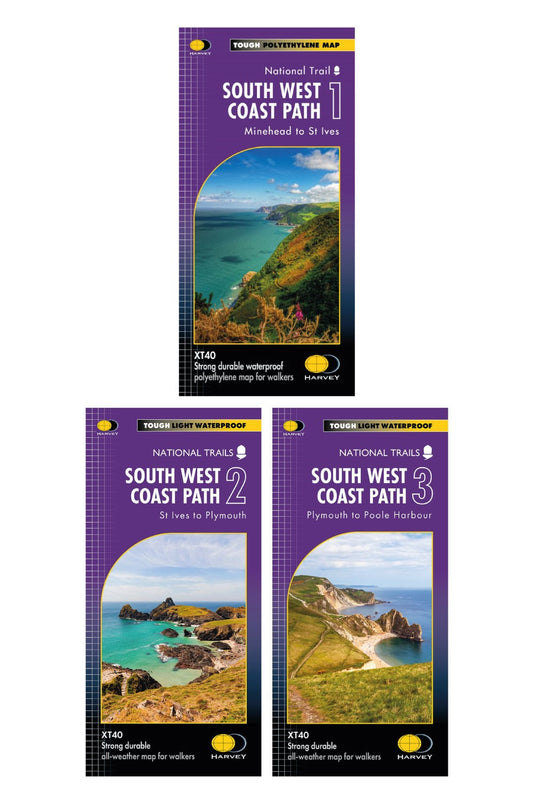  M53DA0 South West Coast Path Trail Map Set
