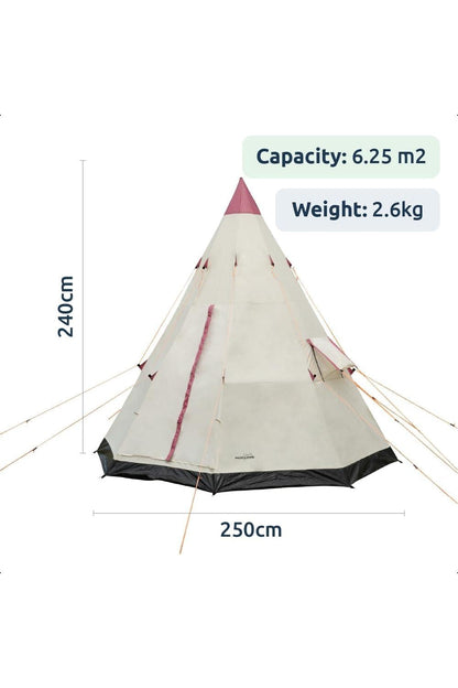  M53EE5 Teepee Camping Tent 2-3 Person