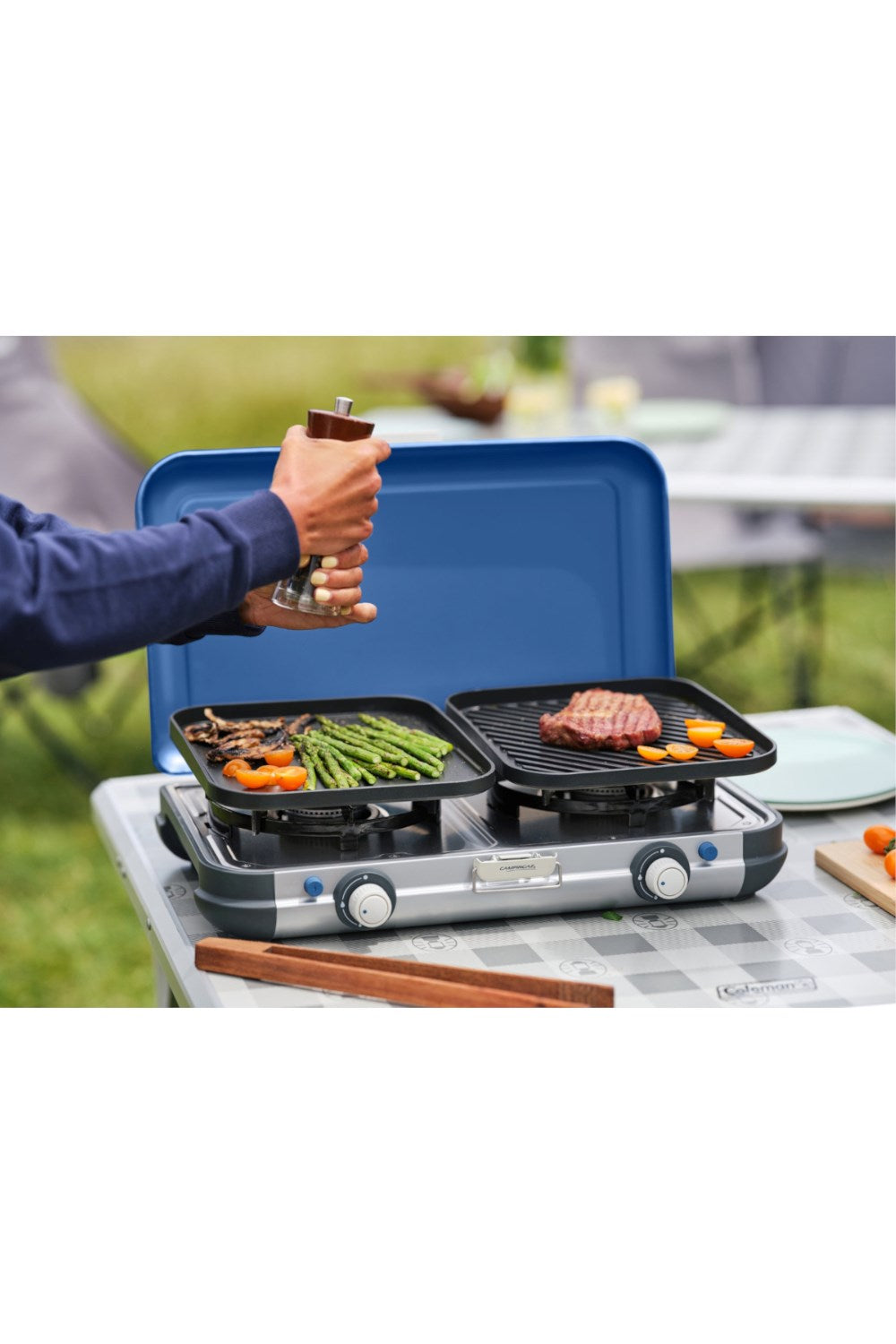 Campingaz M55045 Camping Kitchen 2 Grill & Go Elite Gas Stove