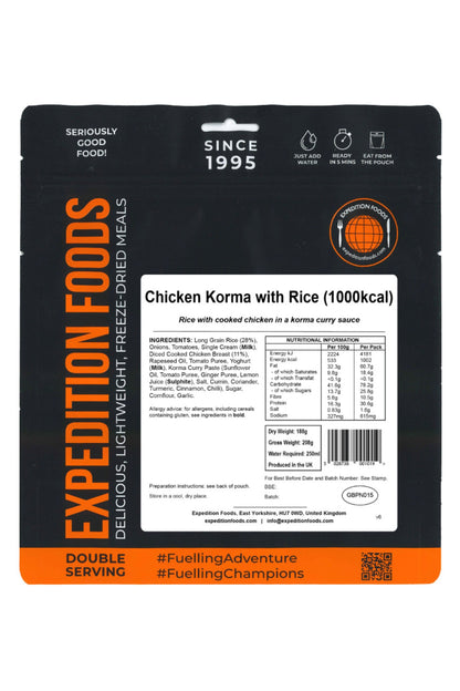  M5561E Chicken Korma With Rice Camping Food (1000kcal)