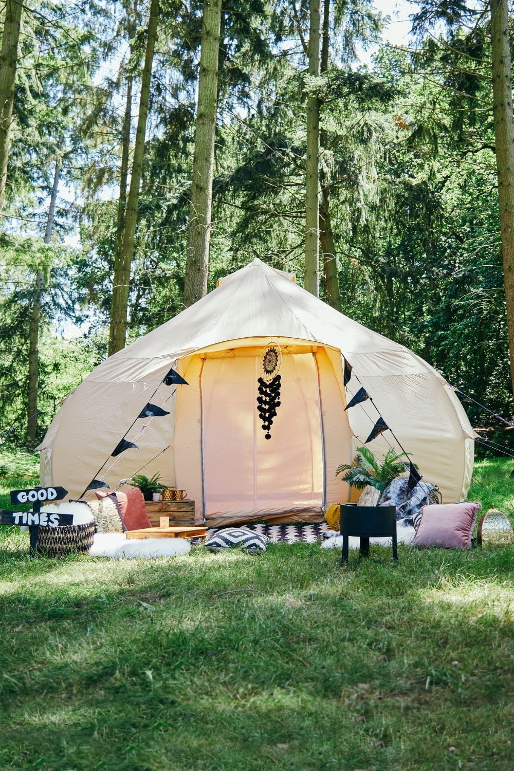  5m Luna Bell Tent Canvas Lite 200gsm