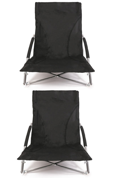  M55FEA Low Camping Chair Twin Pack