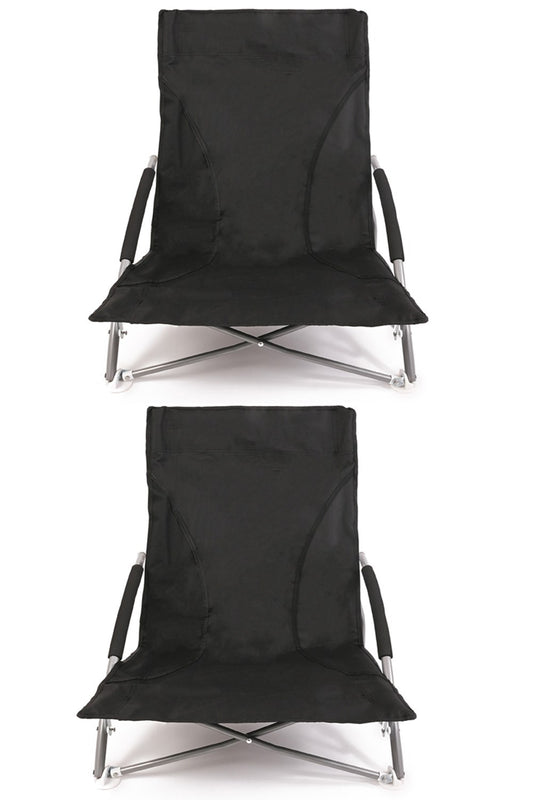  M55FEA Low Camping Chair Twin Pack