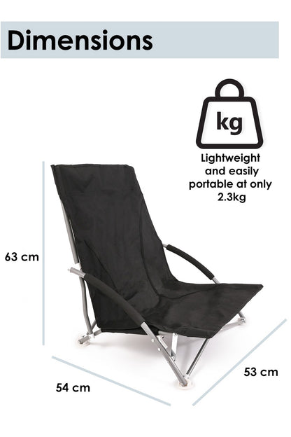  M55FEA Low Camping Chair Twin Pack