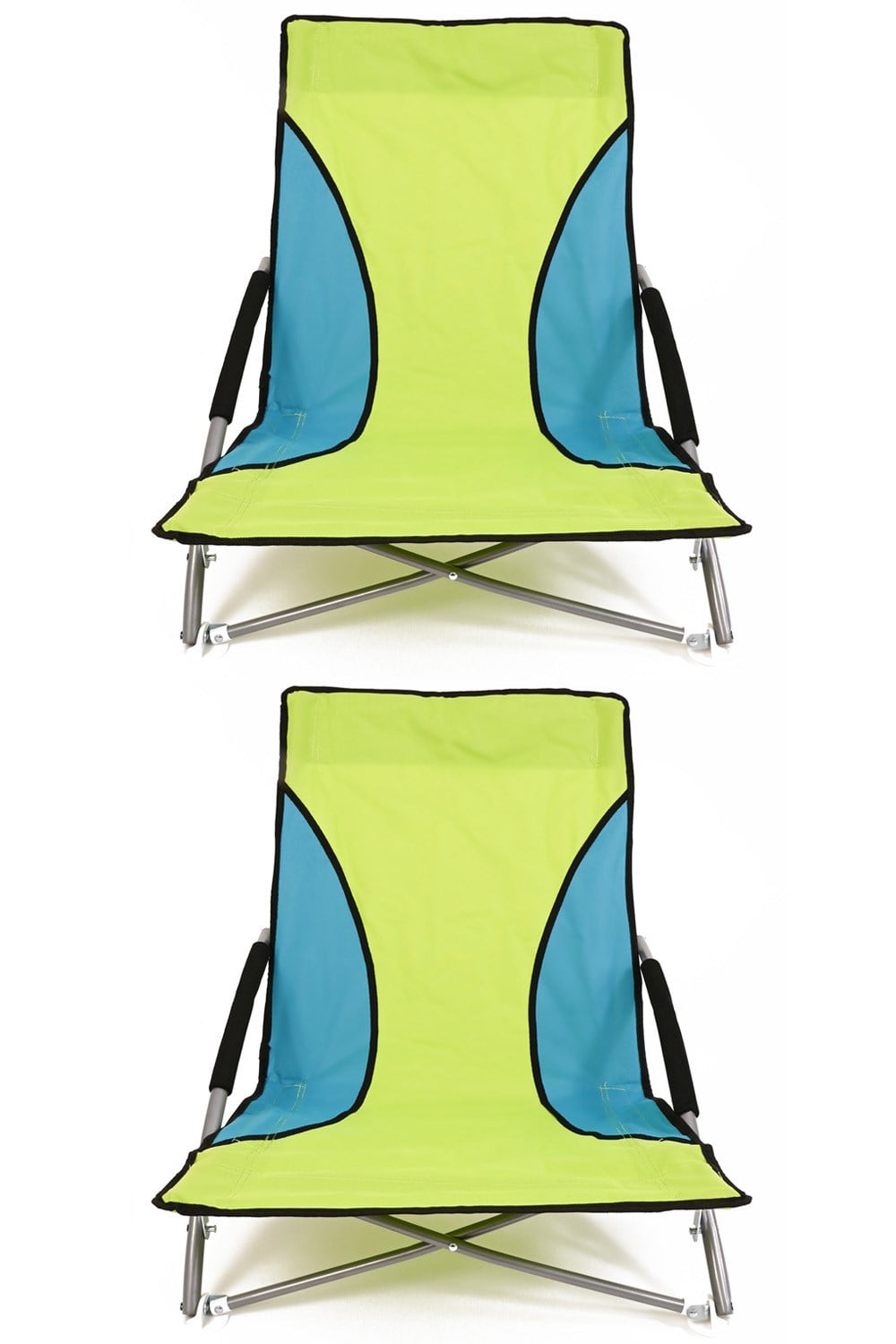  M55FEA Low Camping Chair Twin Pack