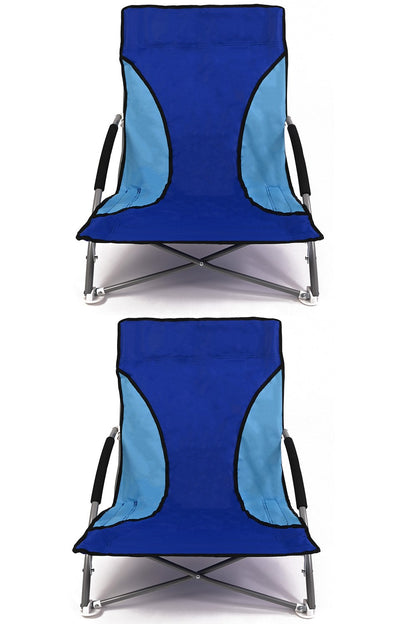  M55FEA Low Camping Chair Twin Pack