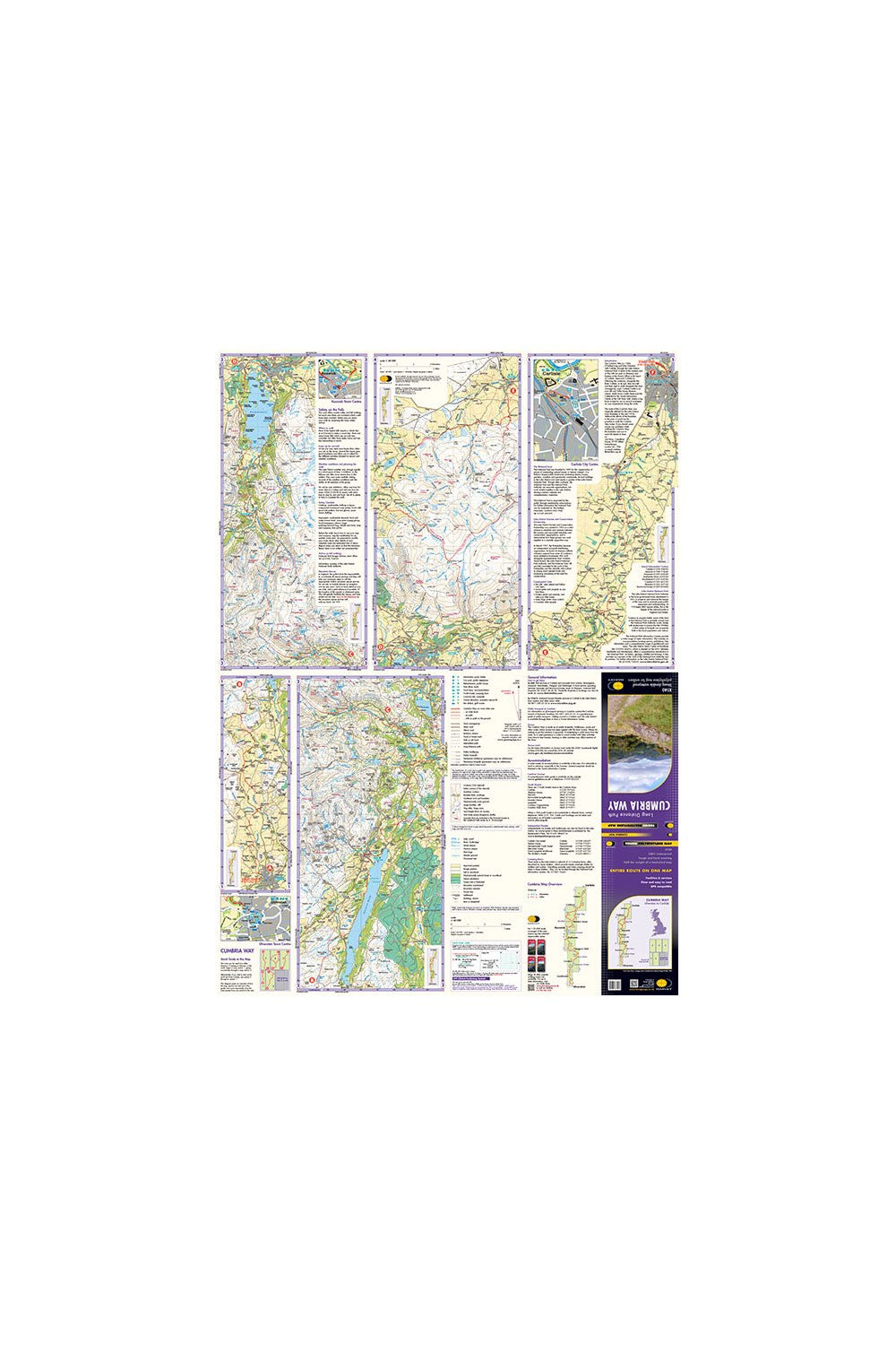  M57C8E Cumbria Way Trail Map