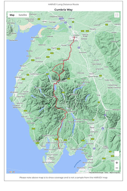  M57C8E Cumbria Way Trail Map