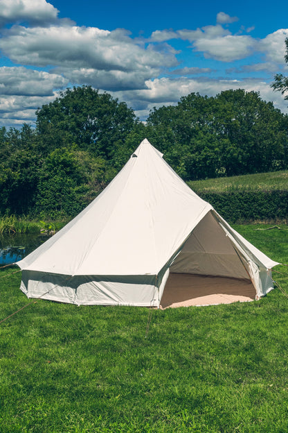  M59793 4m Polycotton Bell Tent + Zipped PVC Groundsheet
