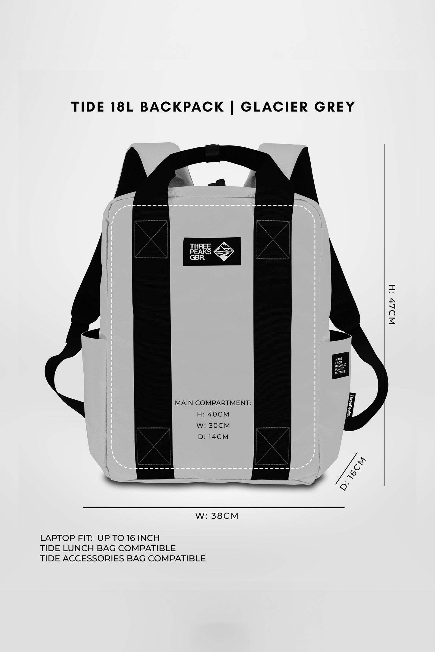  M5AF96 Tide 18L Laptop Backpack