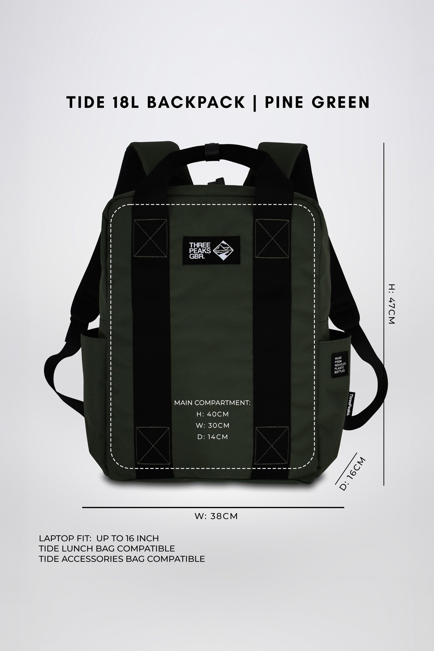  M5AF96 Tide 18L Laptop Backpack