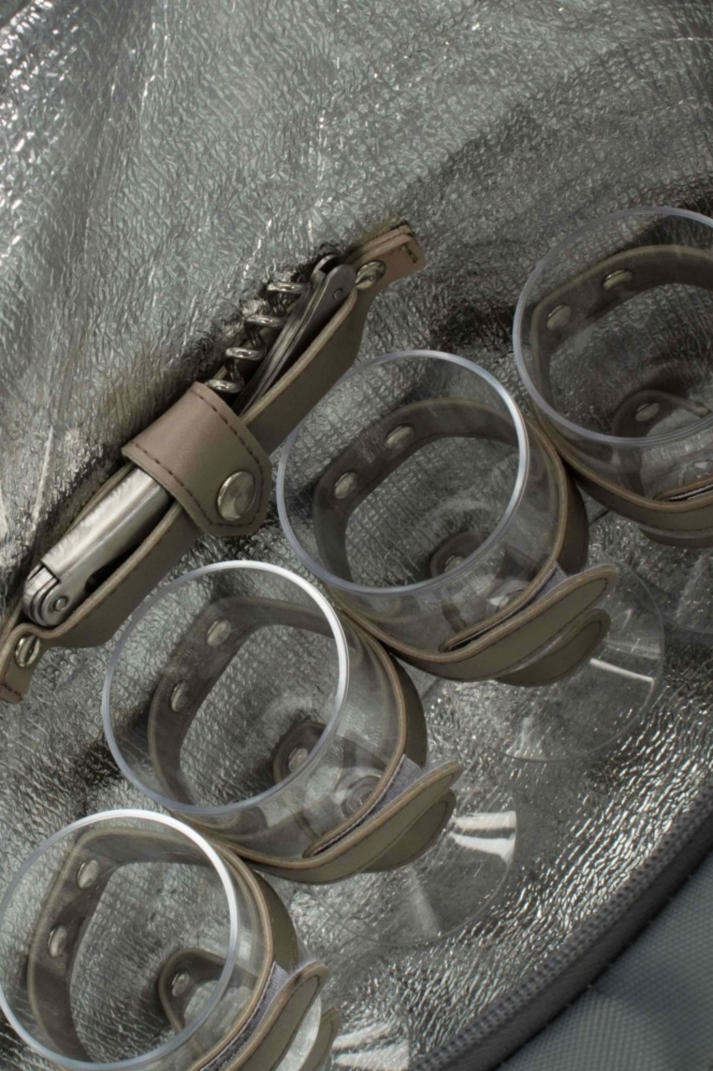  M5BC75 Oval Grey Cool Bag Drinks Picnic Basket