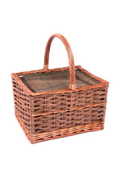  M5BFC8 Yorkshire Wicker Picnic Basket With Fitted Cooler
