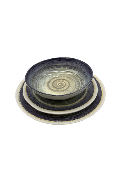  Florence 12-Piece Plate & Bowl Melamine Dinner Set