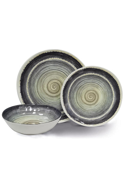 Florence 12-Piece Plate & Bowl Melamine Dinner Set