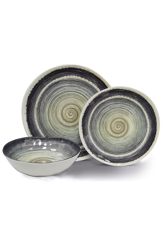  Florence 12-Piece Plate & Bowl Melamine Dinner Set