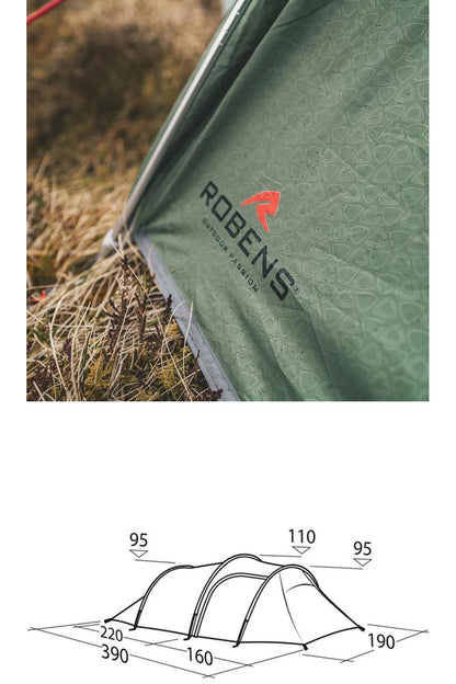 Robens M5EAB4 Sage 3 Pro Poled Adventure Tent (3 Person)