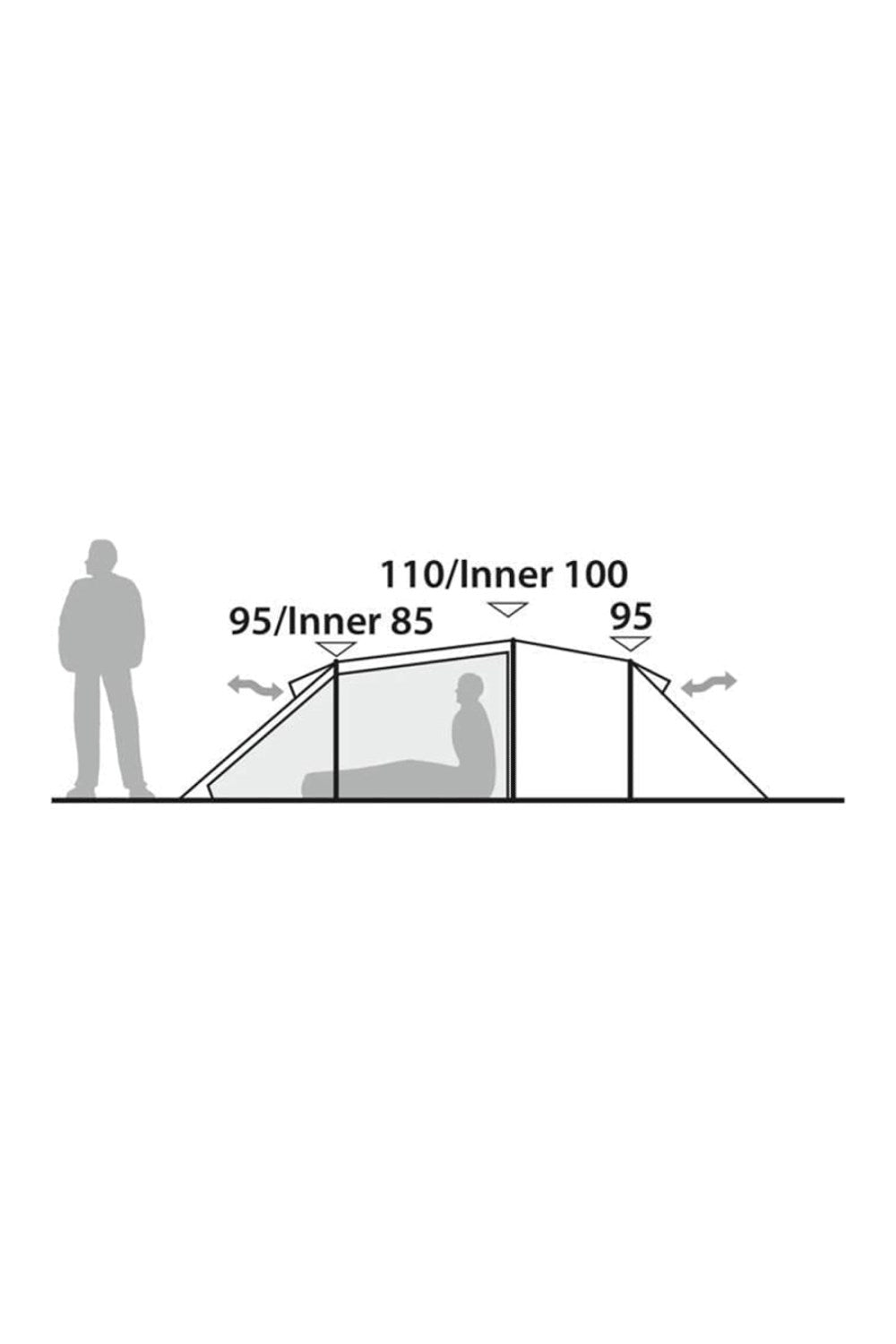 Robens M5EAB4 Sage 3 Pro Poled Adventure Tent (3 Person)