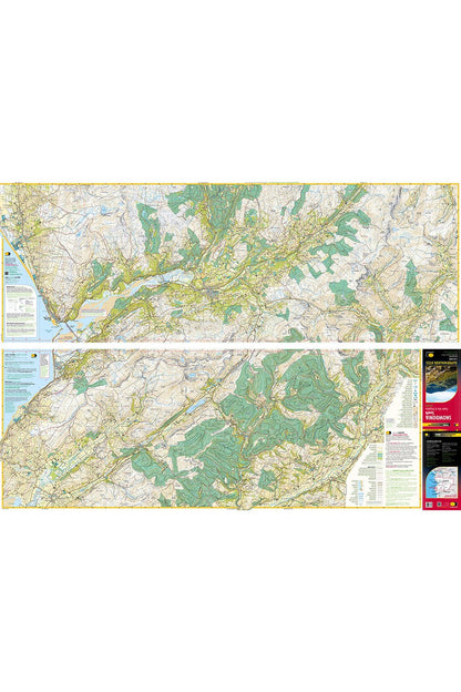  M61BBD Snowdonia South Superwalker Map