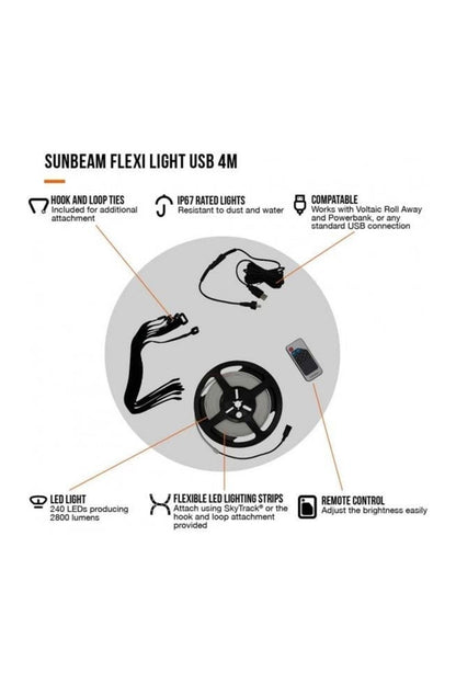 Vango M6222C Sunbeam Flexi Lights 6 Metres