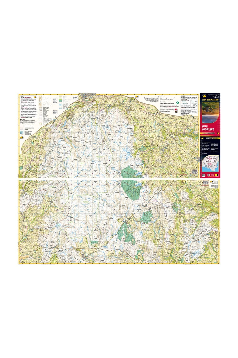  M65111 Dartmoor North Superwalker Map
