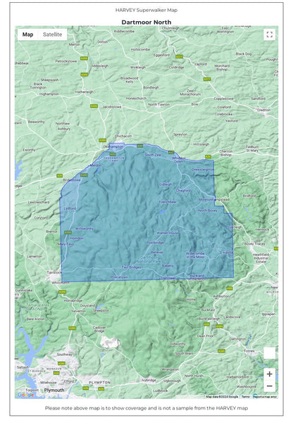  M65111 Dartmoor North Superwalker Map