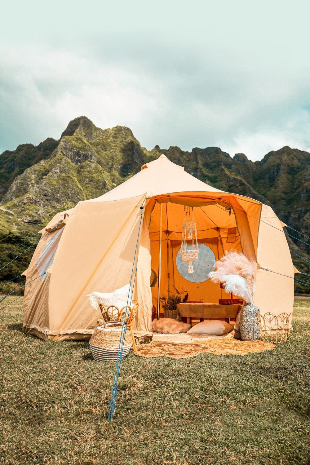 4m Luna Bell Tent Canvas 285gsm