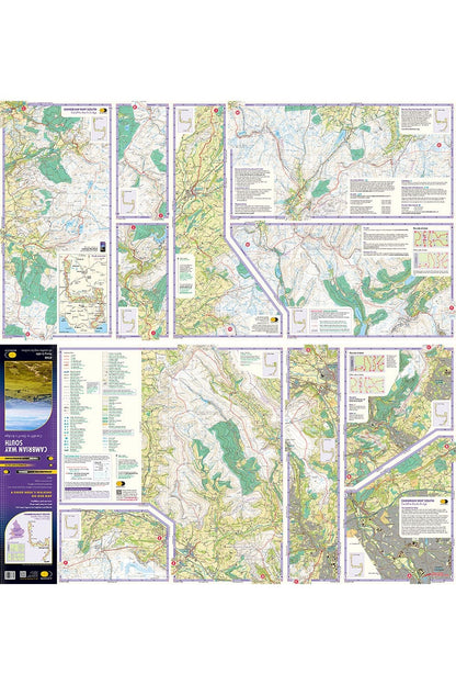  M65498 Cambrian Way Trail Map Set