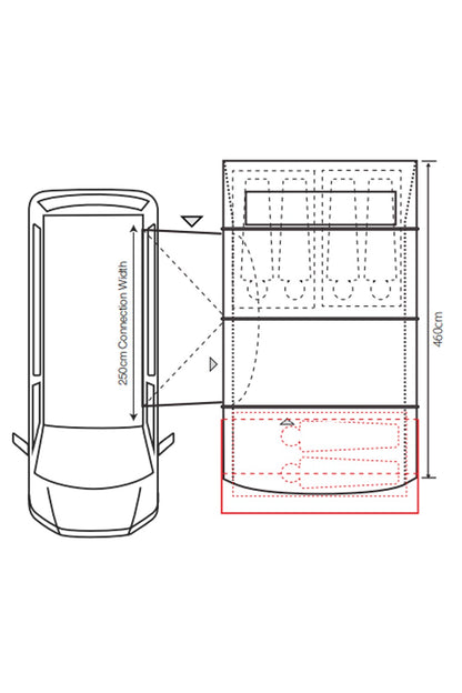  Cayman Curl XLE F/G Mid 210 - 255 Awning