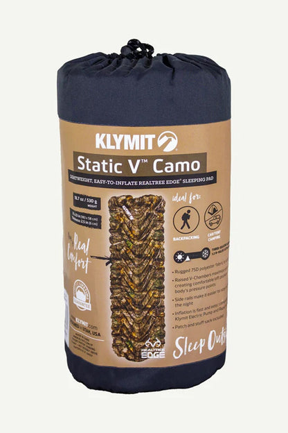 Klymit M67F7C Static V Camping Sleeping Pad