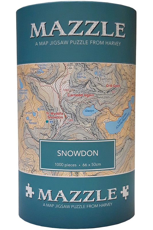  M68225 Map Jigsaw Puzzle Snowdon