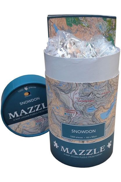  M68225 Map Jigsaw Puzzle Snowdon