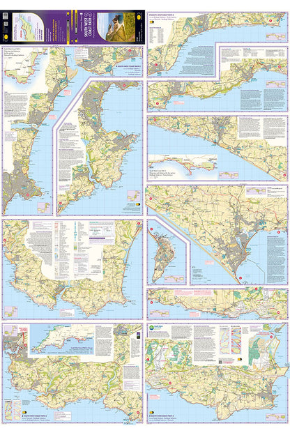  M6AA96 South West Coast Path 3 Trail Map