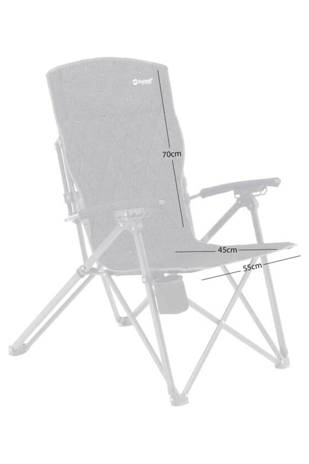 Outwell M6B7A1 Ullswater Folding Camping Chair