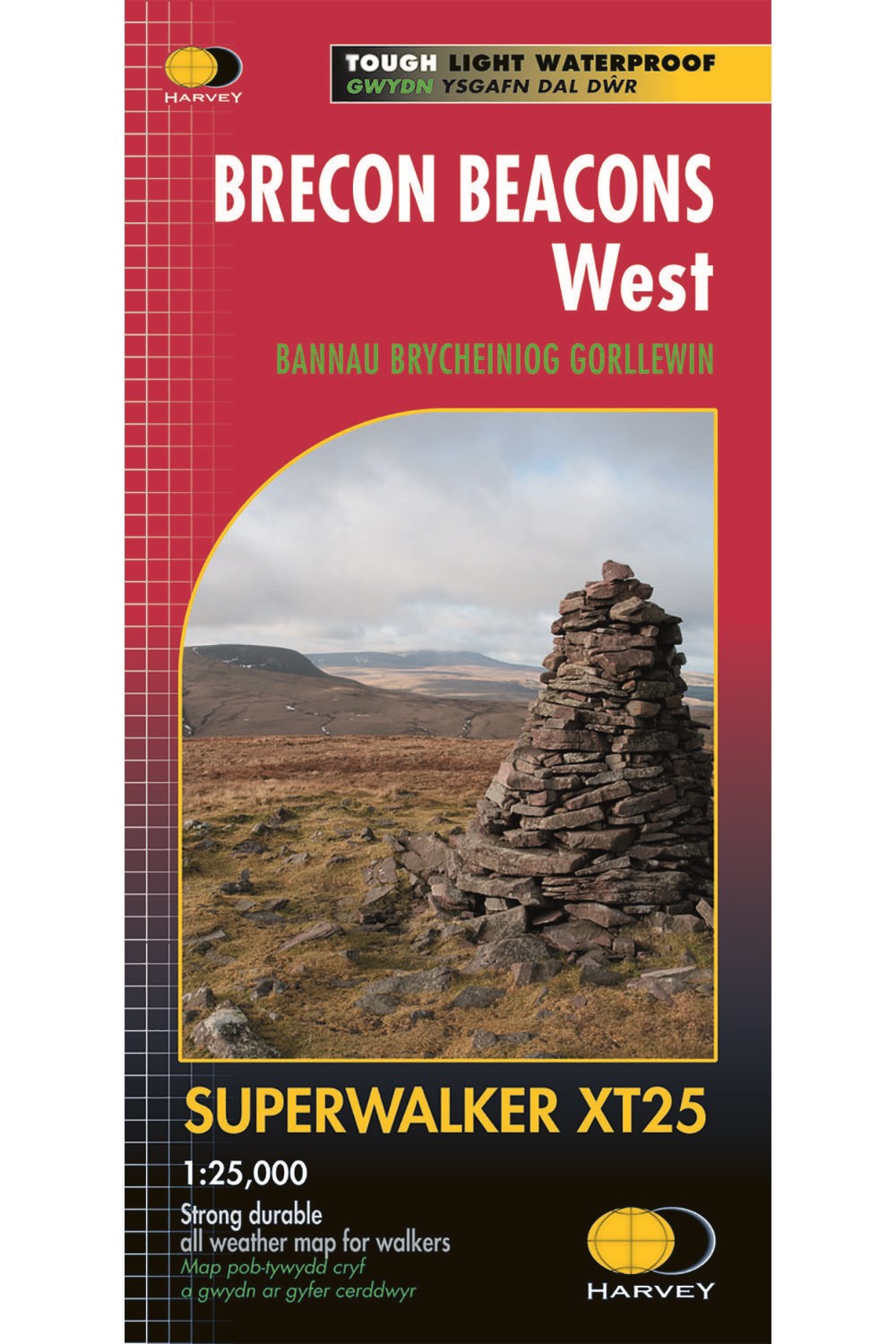  M6E632 Brecon Beacons West Superwalker Map
