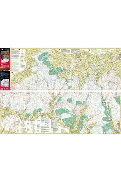  M6E632 Brecon Beacons West Superwalker Map
