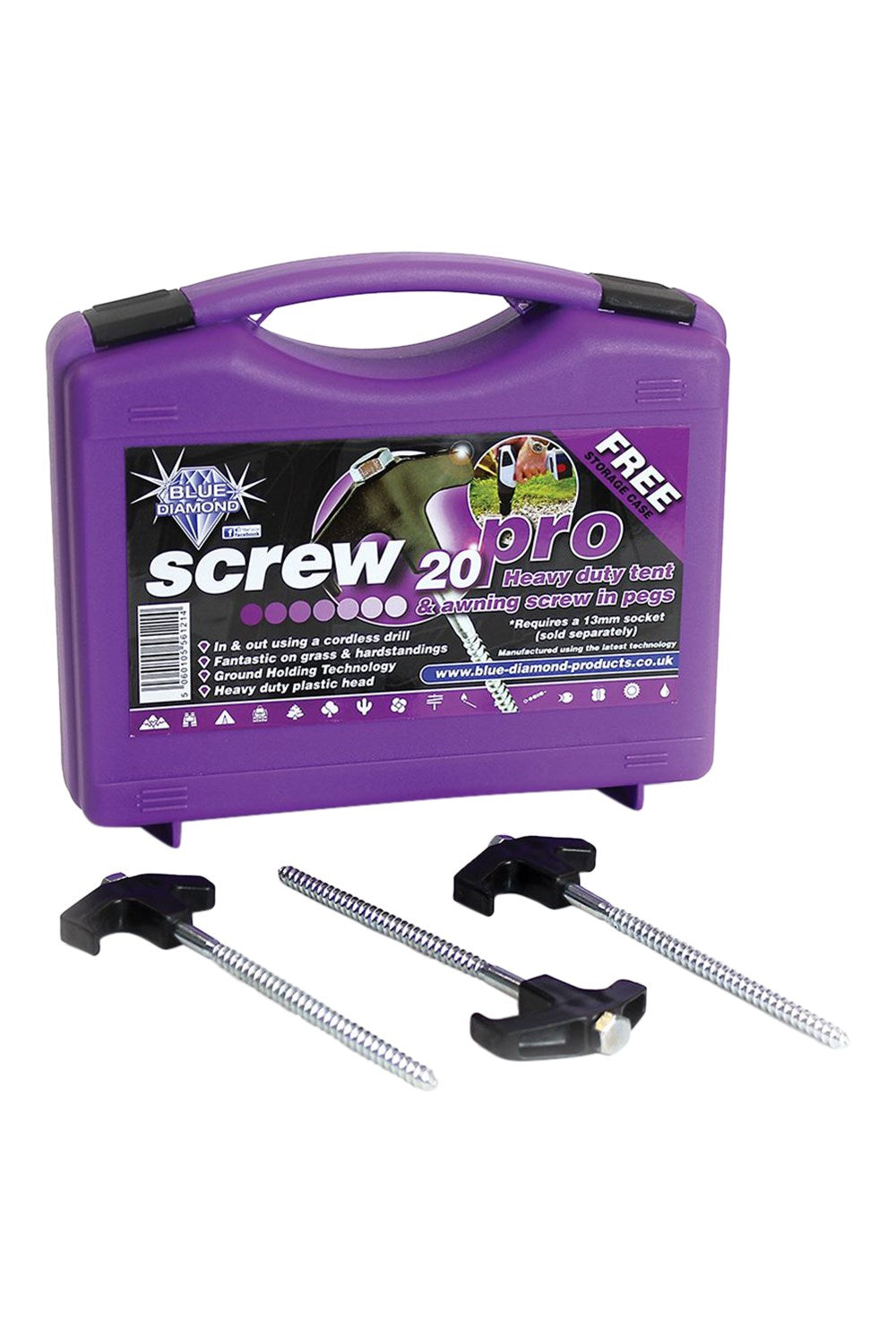  M6E647 Screw Pegs Pro (case Of 20)
