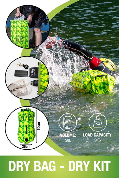  M6F084 28L Swim Buoy Dry Bag