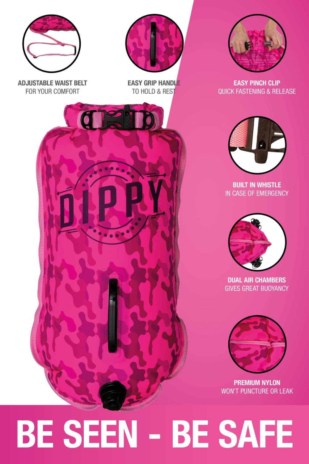  M6F084 28L Swim Buoy Dry Bag