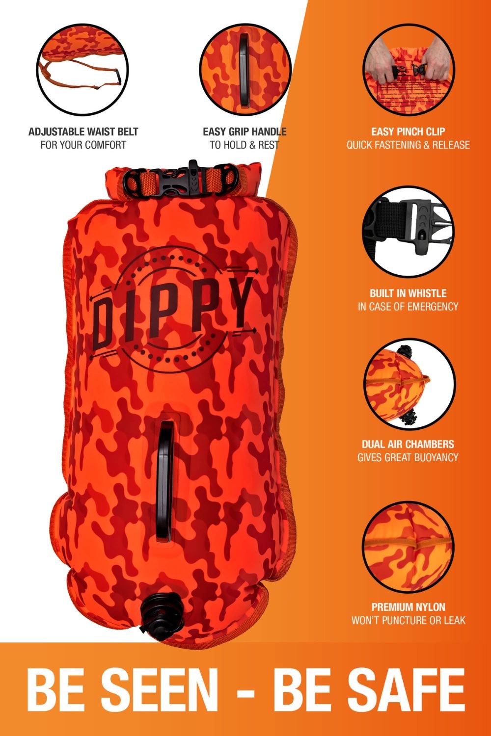  M6F084 28L Swim Buoy Dry Bag