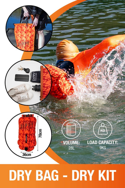  M6F084 28L Swim Buoy Dry Bag