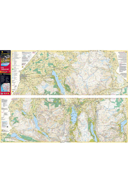  M6FEE2 Lake District North Superwalker Map