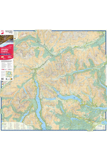  M7099E Southern Highlands British Mountain Map