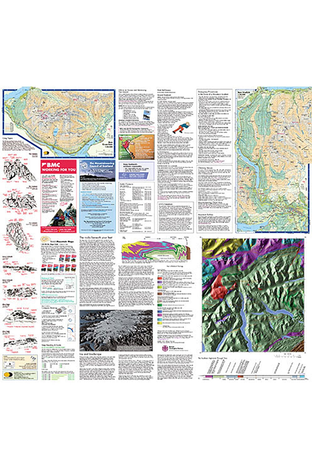  M7099E Southern Highlands British Mountain Map